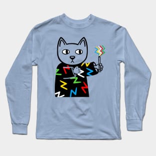 Disabled pride cat Long Sleeve T-Shirt